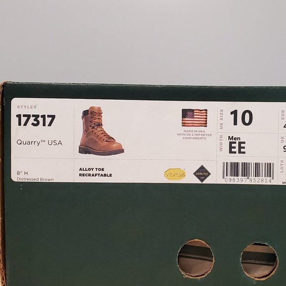 Danner Quarry Alloy Toe size 10EE wide main image 6